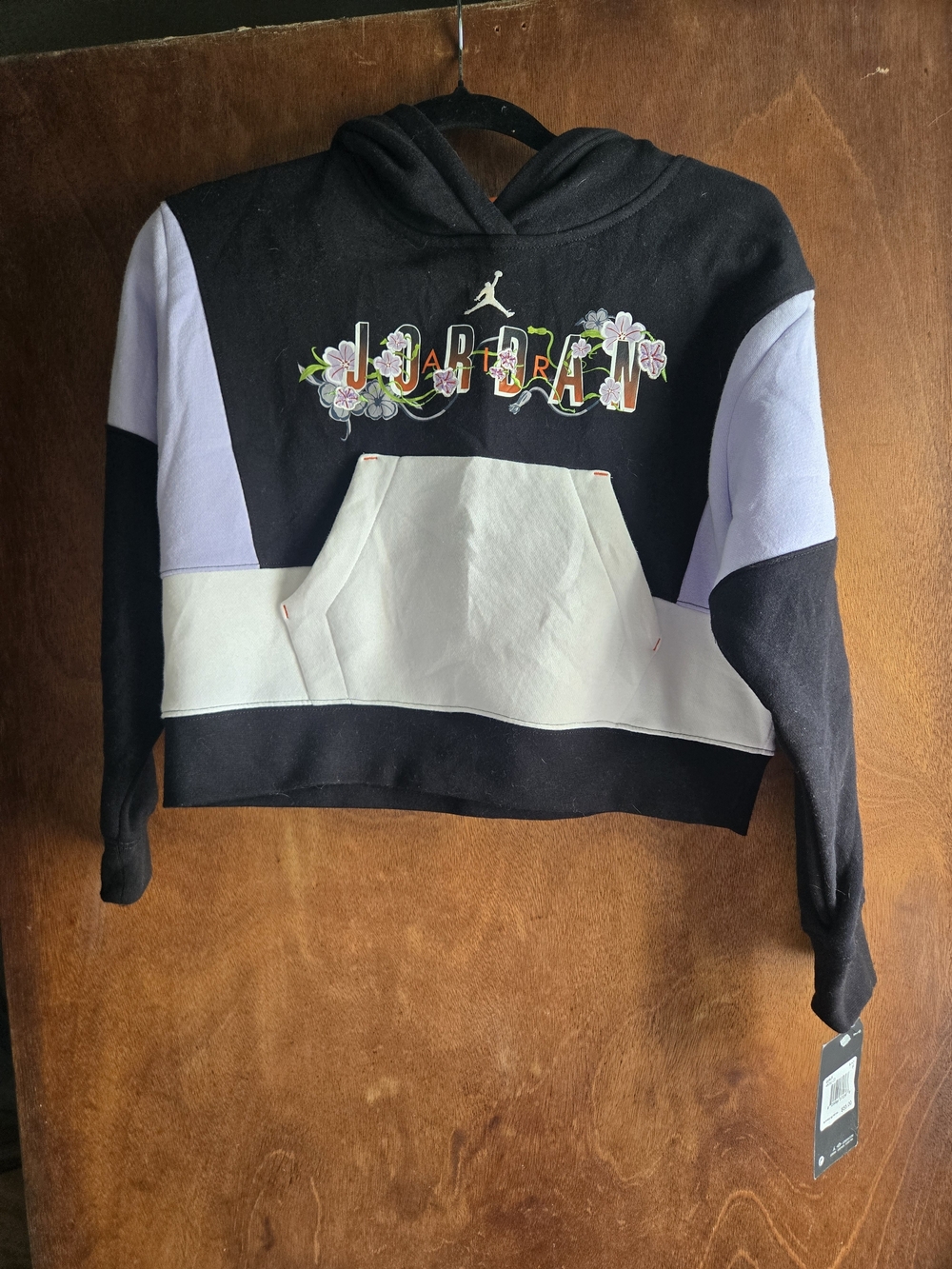 Air JORDAN Garden Hoodie Colour Block Semi-cropped